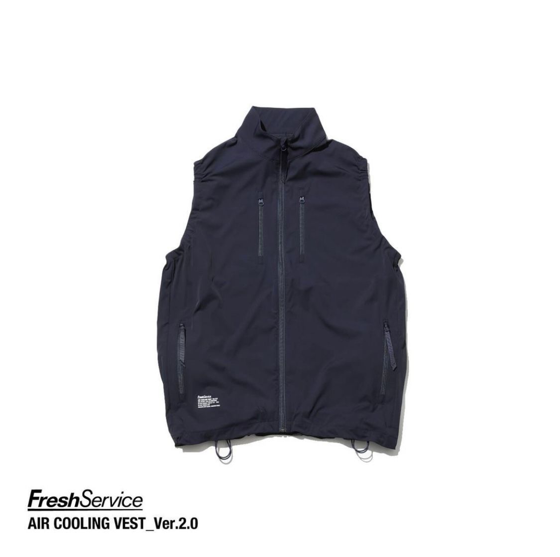 フレッシュサービス25SS 空調服®︎ × FreshService “AIR COOLING VEST ”(FSC252-30029)NAVY☆5月31日(土)発売！