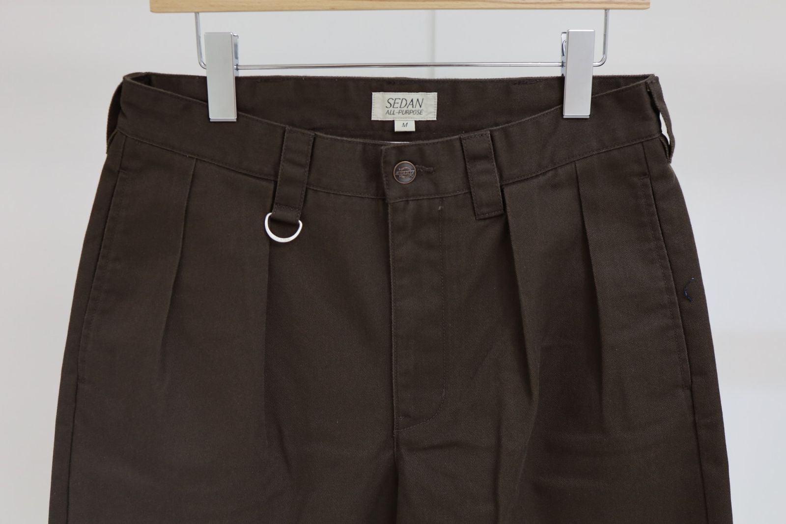 セダンオールパーパス 26SS Dickies / Tuck Wide Shorts(SD26S-PT07)DARK BROWN☆4月18日(土)新作発売！