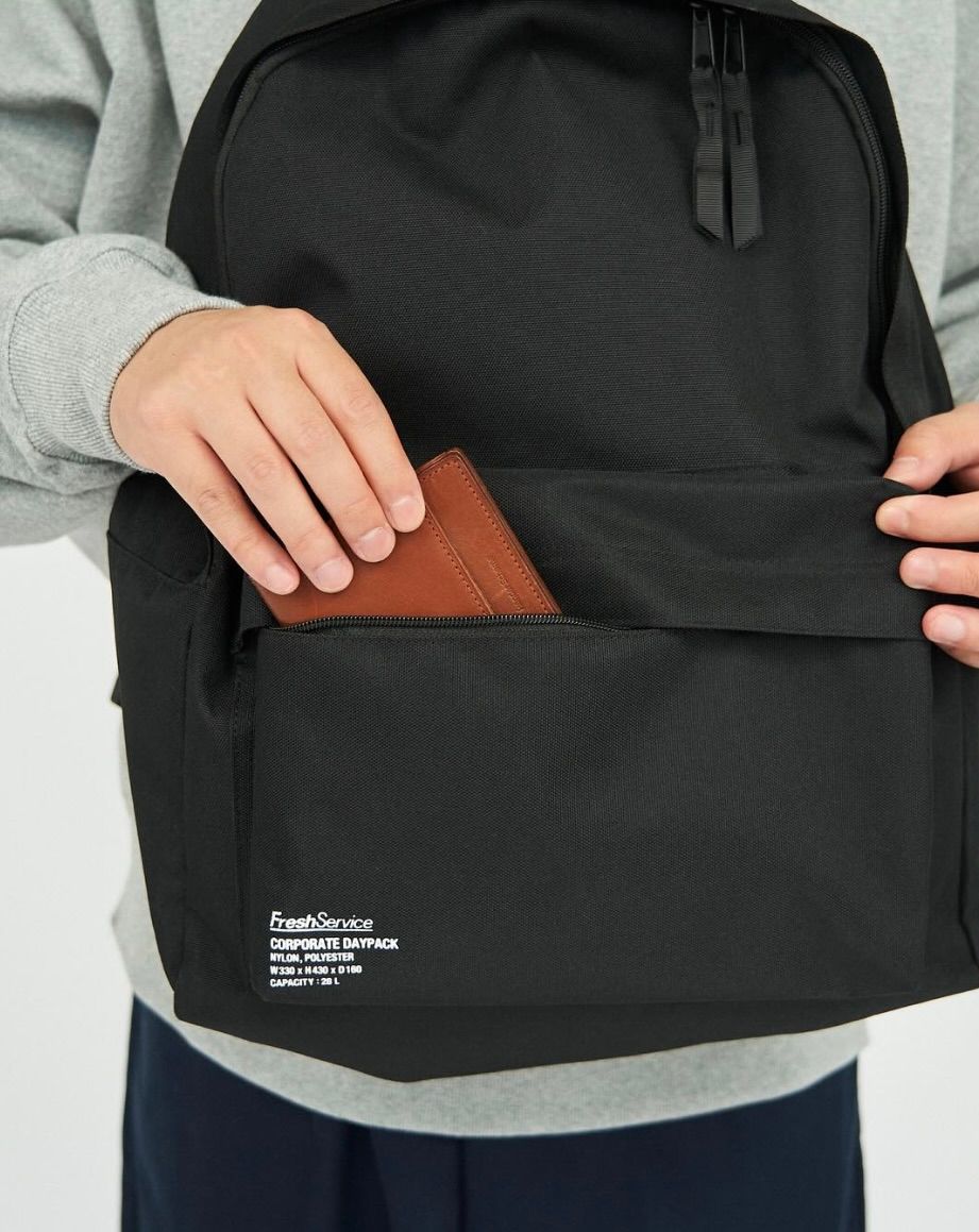 フレッシュサービス CORPORATE DAYPACK_28L (FSP252-90067B)BLACK☆再入荷しました！