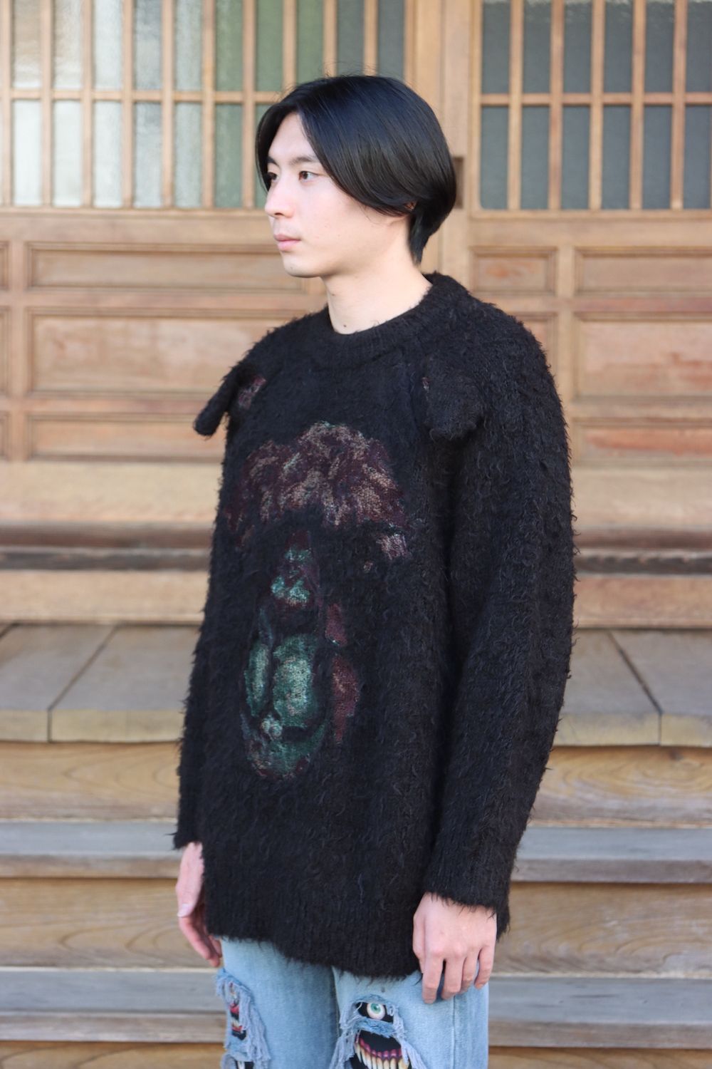 doublet ANIMAL EMBROIDERY PULLOVER(21AW33KN55) style.2021.10.3