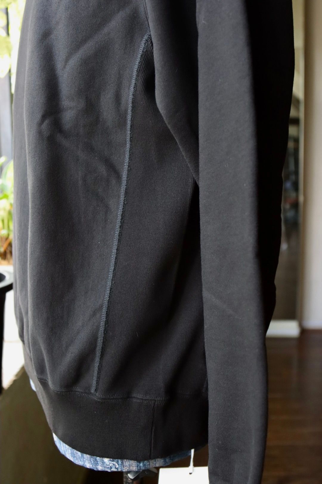 ブラームス 25FW Soft&Hard Sweat Crew-Neck P/O(bROOTS24F21F25)Black☆新作発売！
