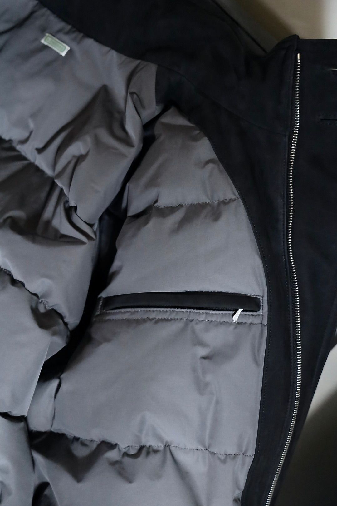 アプレッセ 2025 STYLE2 Nubuck Leather Down Jacket(25AAP-01-01)BLACK☆11月8日(土)発売！