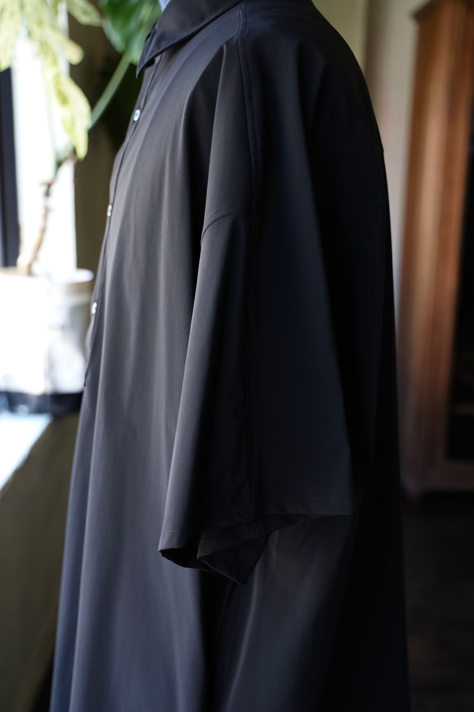 グラフペーパー 25SS Flex Tricot S/S Pullover Shirt(GM252-50038)BLACK☆5月3日(土)発売！