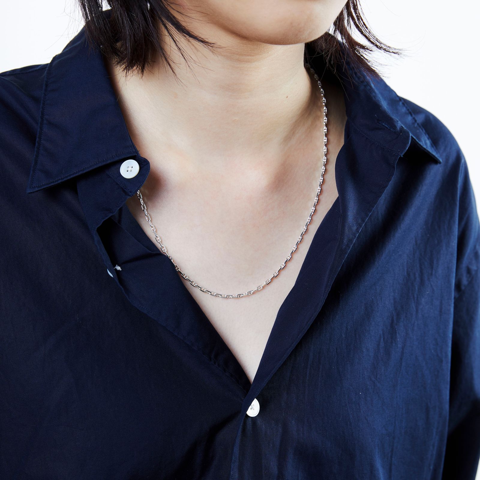 XOLO JEWELRY ショロジュエリー / Solid Anchor Link Necklace (XON047-50)☆6月21日発売！