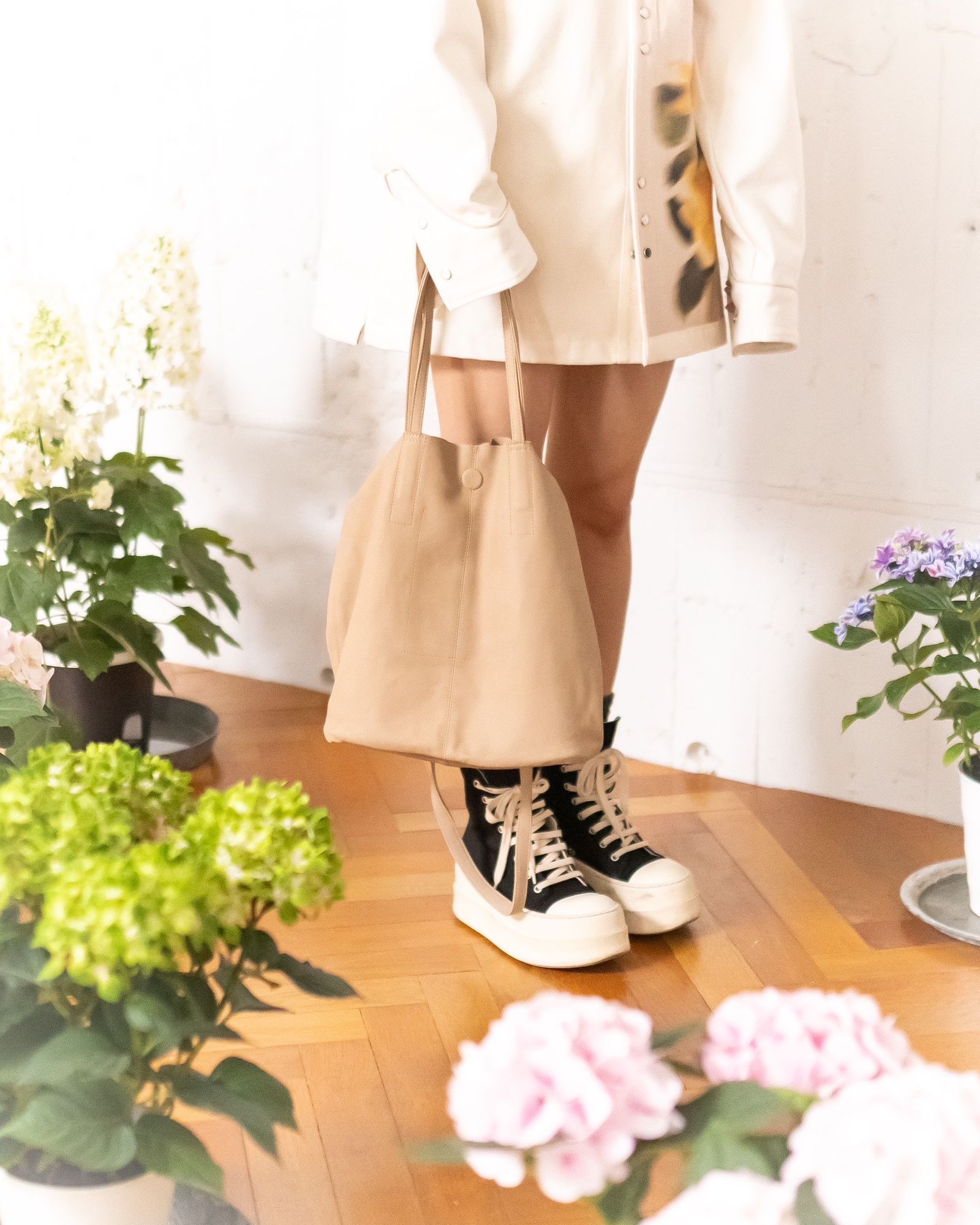 Morphee / モルフェトートバッグ 3WAY MIDIUM TOTE(LONG)GREGE