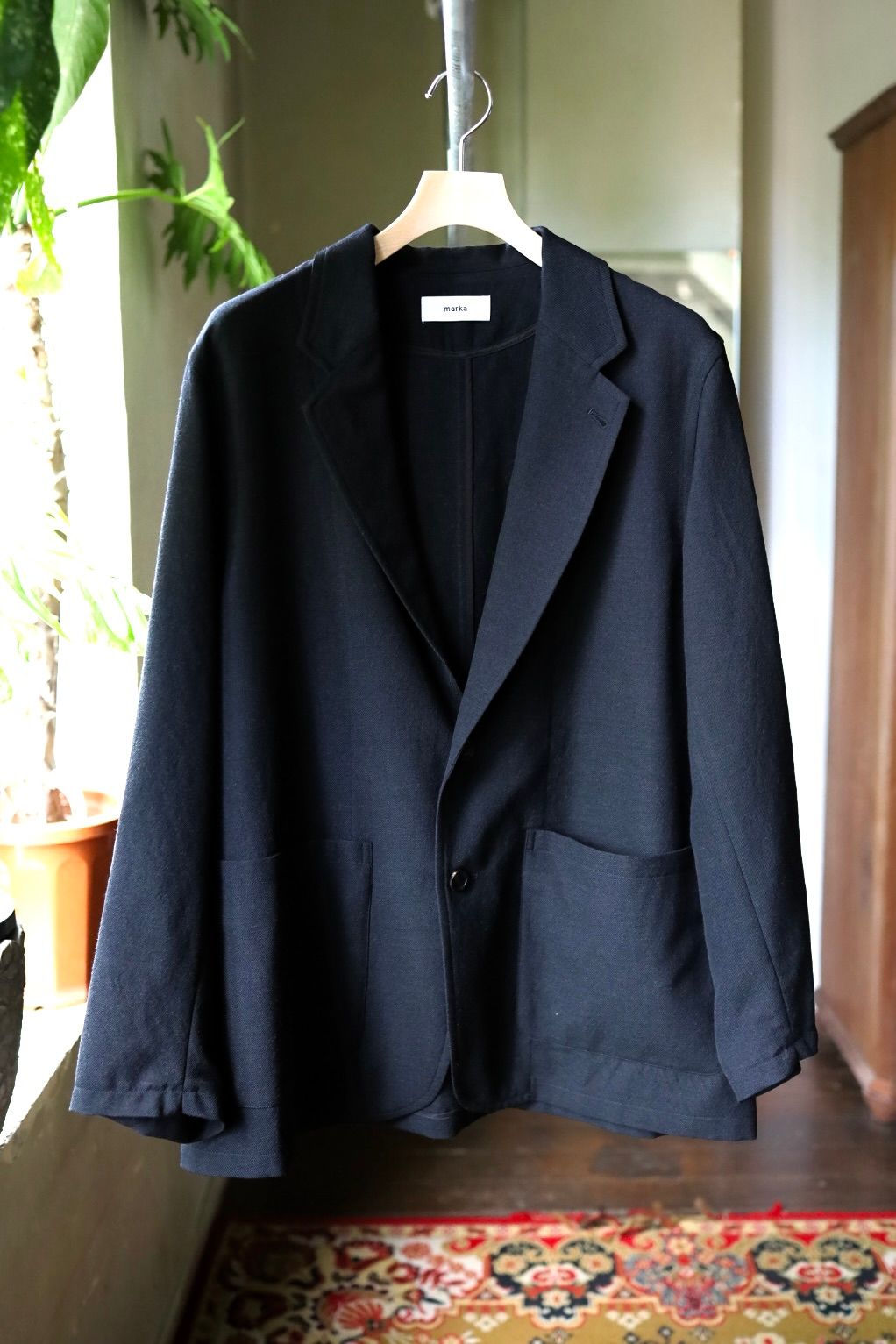 マーカ 26AW STROLL AROUND JACKET(M26C10JK01C)CHAMBRAY BLACK☆新作発売！