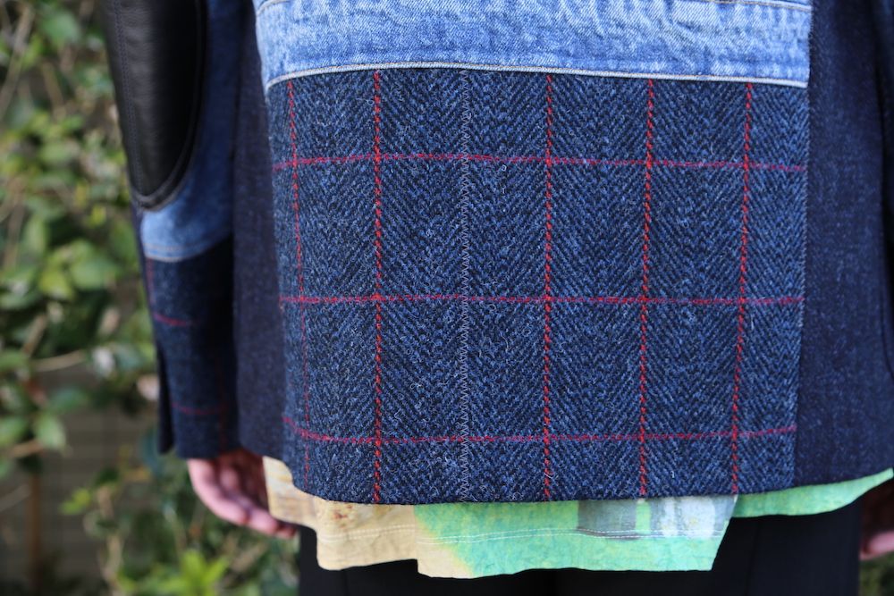 JUNYA WATANABE COMME des GARCONS MAN ウールカシミヤツイード×綿デニム×綿ウィップコード(WF-J022-051) style.2020.11.22.