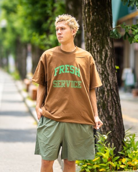 FreshService REVERSIBLE S/S TEE MARKスタイル