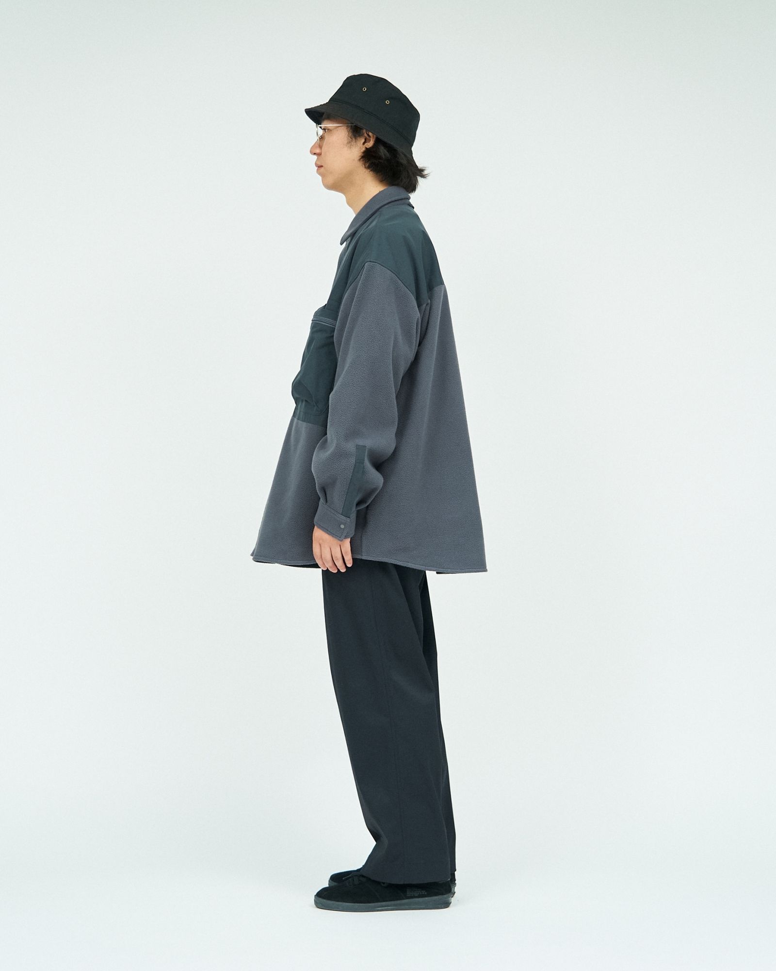 フレッシュサービス SYNTHETIC FLEECE SHIRT(FSC243-30094)GRAY