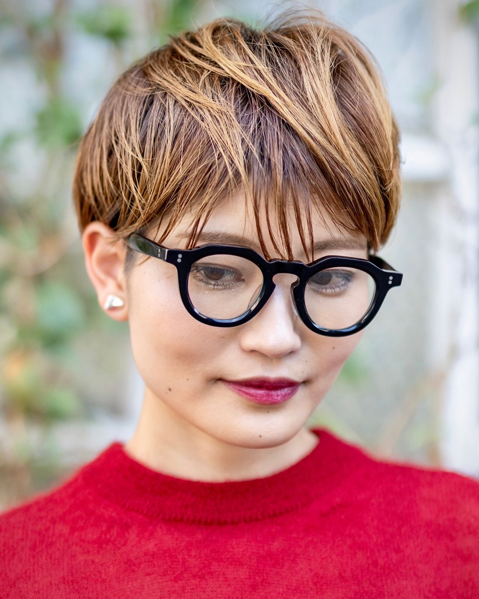ヨーク24FW SUNGLASS / CLEAR LENS(YK24FW0859A) BLACK