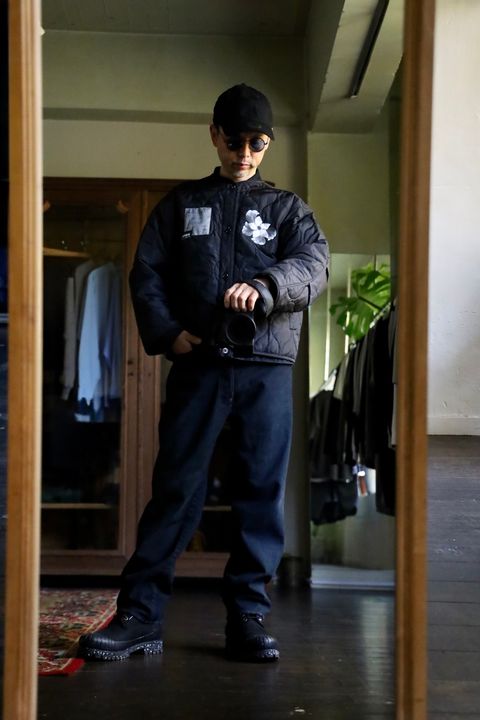 Yohji Yamamoto FIELD PARKA SHELL&LINERスタイル