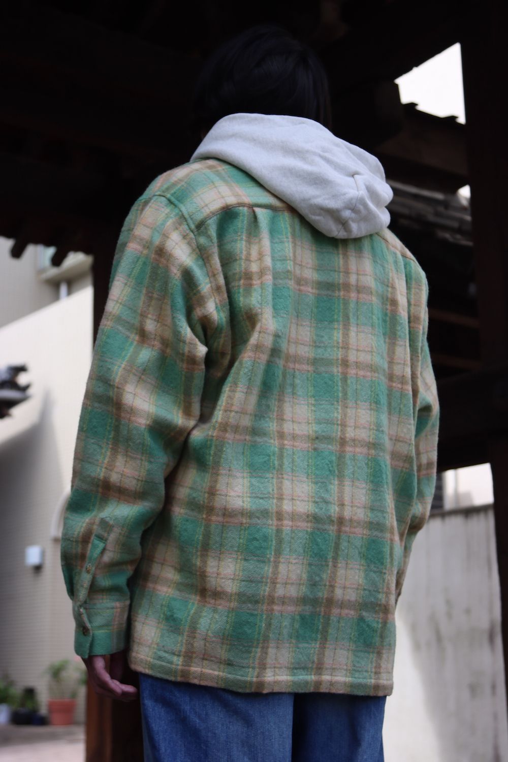 doublet CHECK SHIRT WITH MY DOLL(21AW17SH99) style.2021.10.17.