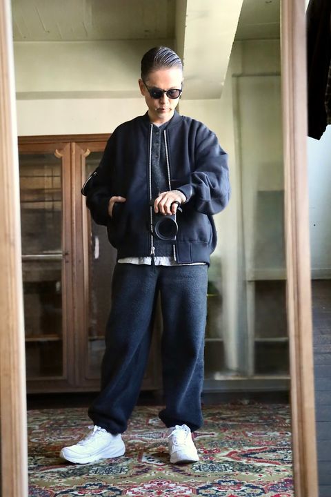 COMME des GARCONS HOMME 綿ウール裏毛MA-1ジャケットスタイル2025.11.10.