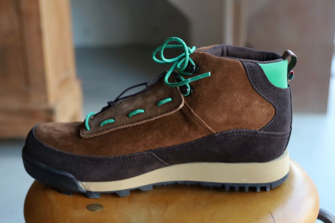 イズネス 25AW FLOW-MID SHOES is-ness×SUICOKE(25AW_40_1007AWSHOES01)BROWN×GREEN☆新作発売！