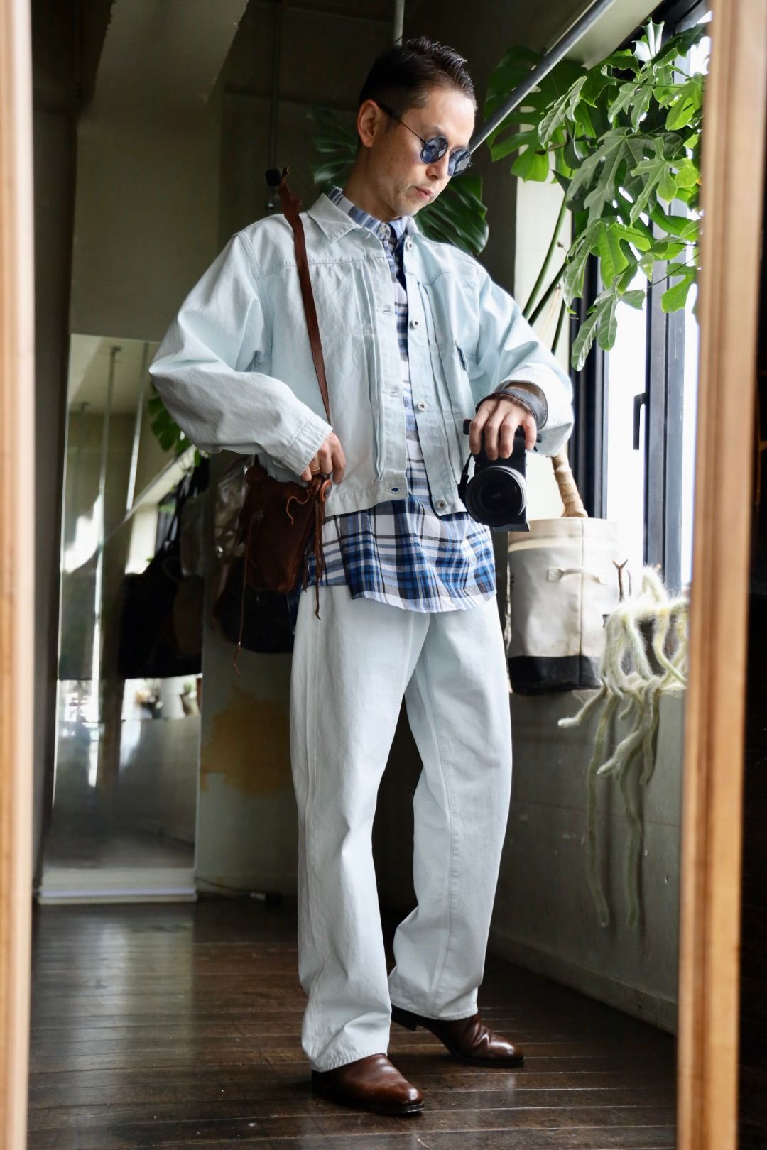 ファウンダ 25SS DENIM PANTS(015FD251008)FADE
