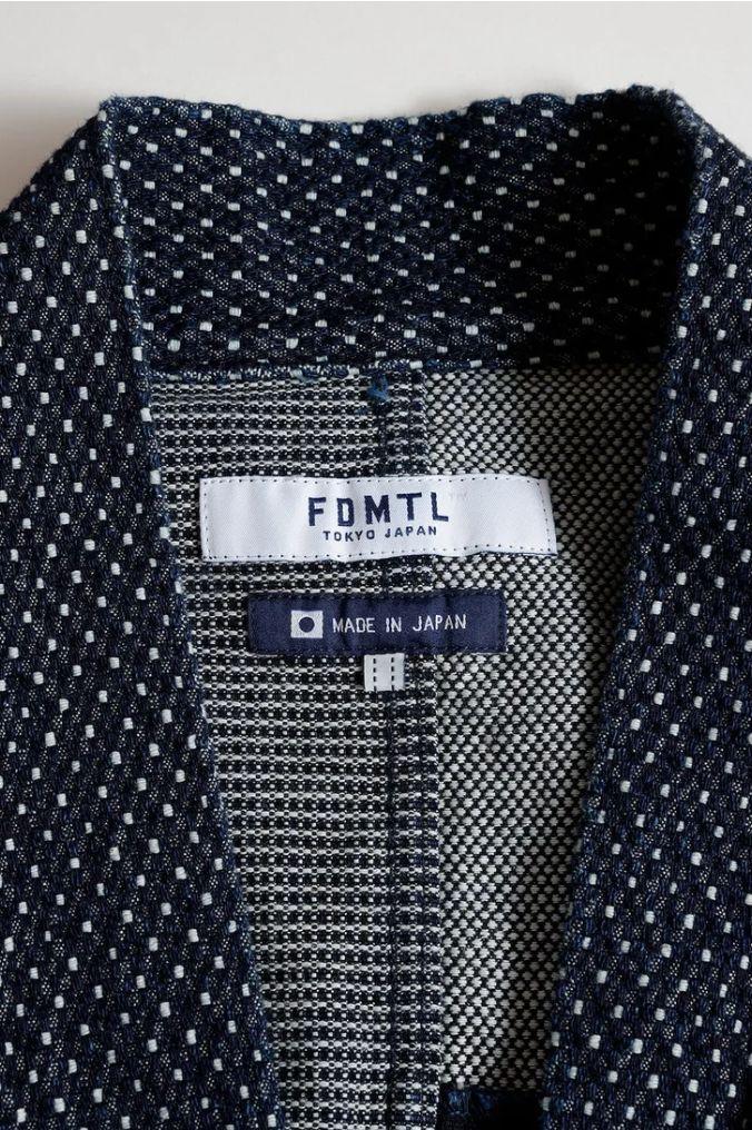 ファンダメンタル デニムシャツ HAORI JACKET RINSE(FA25JK32R)INDIGO☆新作発売！