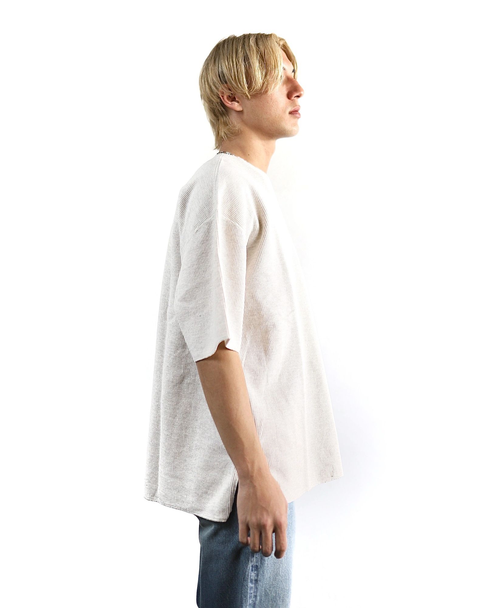ブラームスルーツストック24SS Rough&Smooth Thermal Over-neck(HeatherOatmeal) style 2024.3.21
