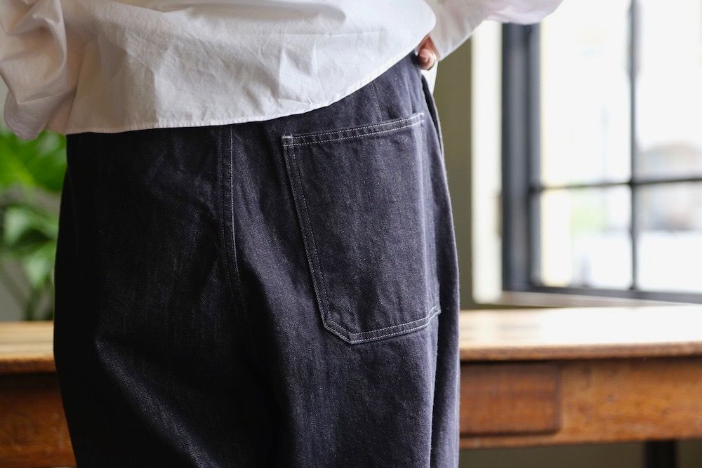 Graphpaper Colorfast Denim Belted Pants