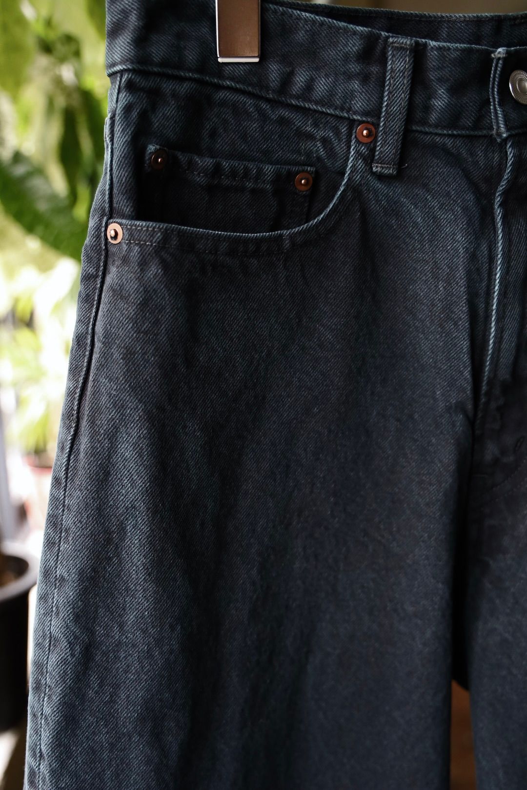 アプレッセ 2025 STYLE2 Black Washed Wide Denim Pants(25AAP-04-18)BLACK☆9月13日(土)発売！
