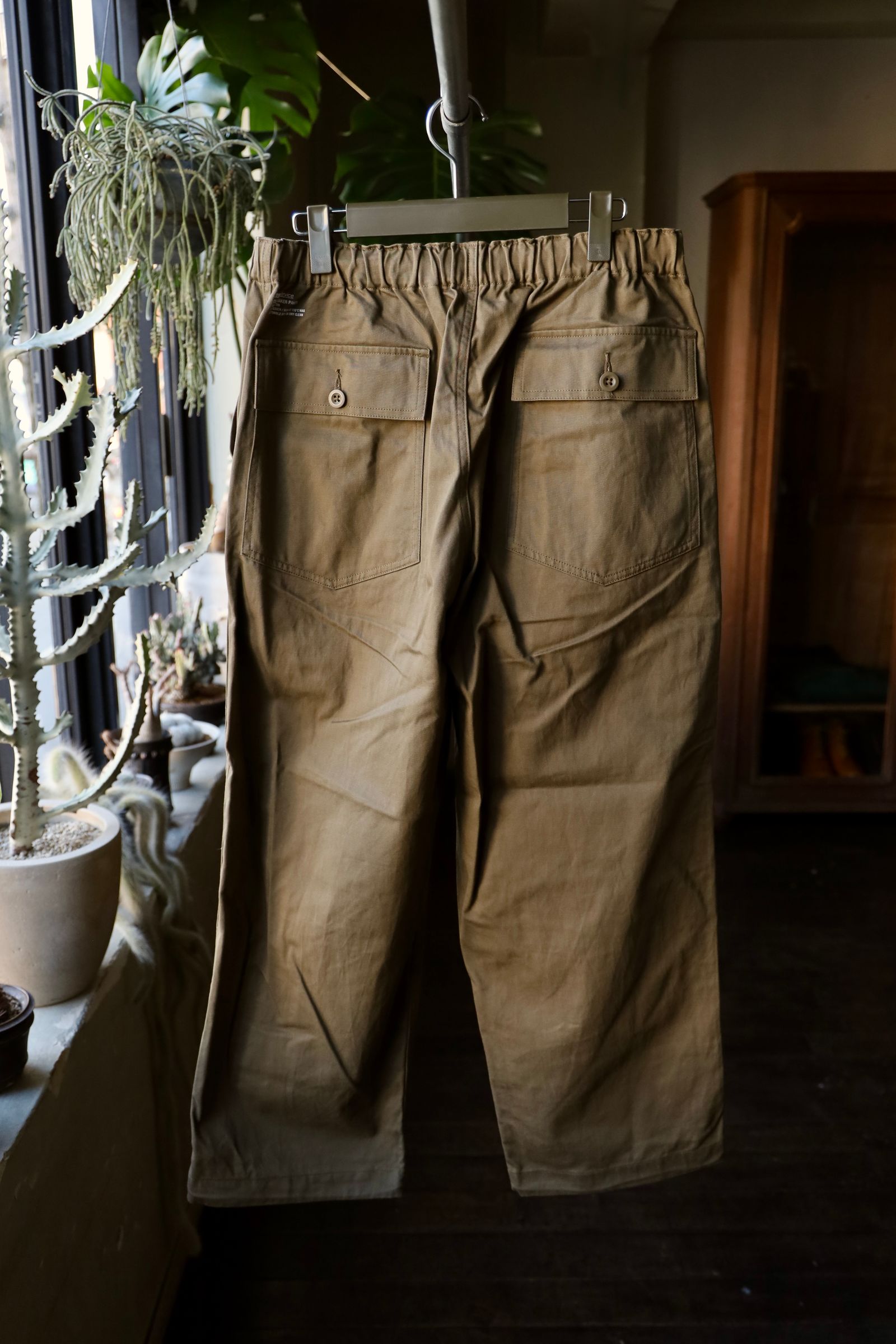 フレッシュサービス UTILITY BAKER PANTS(FSC251-40139)GREEN(TAN)