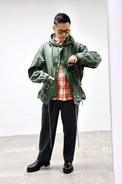 A.PRESSE 2026 STYLE1 Vintage Silk Hoodie Jacket スタイル