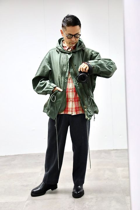 A.PRESSE 2026 STYLE1 Vintage Silk Hoodie Jacket スタイル