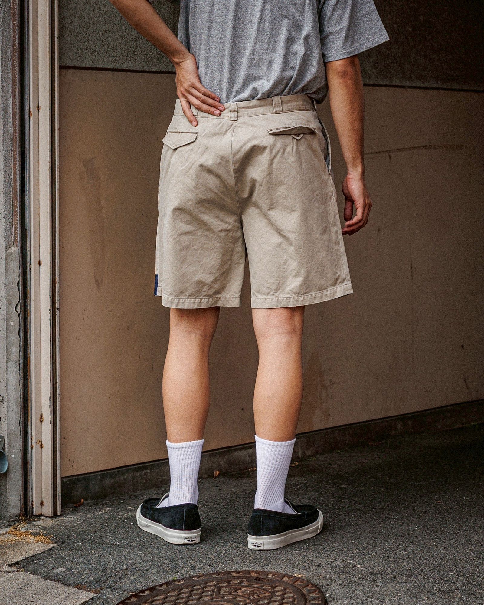 BOW WOW バウワウ BANDANA REMADE CHINO SHORTS (BW251-BRCS)KHAKI BANDANA REMADE