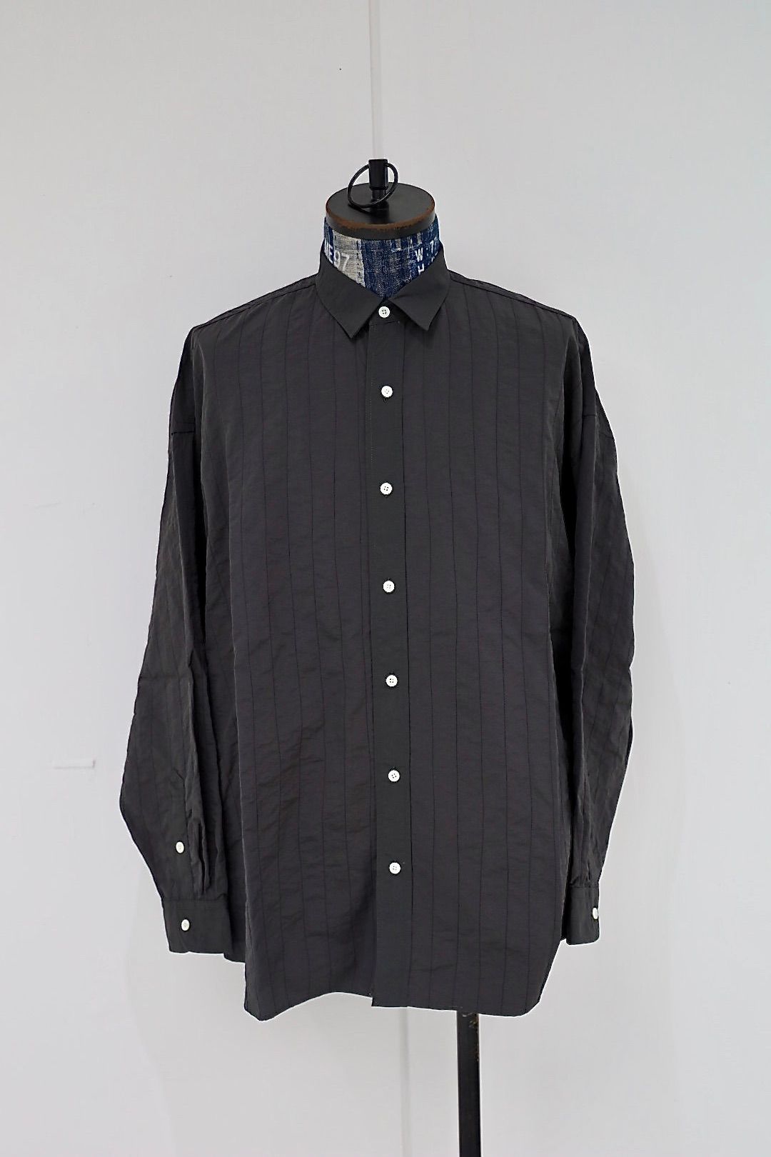 S.F.C 25FW エスエフシー SFC NYLON STITCHED SHIRTS (SFCFW25S01)D Grey