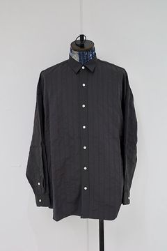 S.F.C 25FW エスエフシー SFC NYLON STITCHED SHIRTS (SFCFW25S01)D Grey
