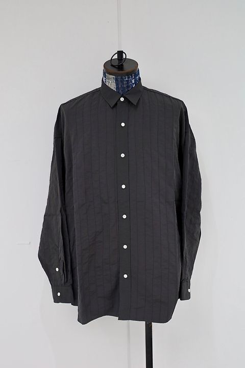 S.F.C 25FW エスエフシー SFC NYLON STITCHED SHIRTS (SFCFW25S01)D Grey☆10月25日(土)発売！