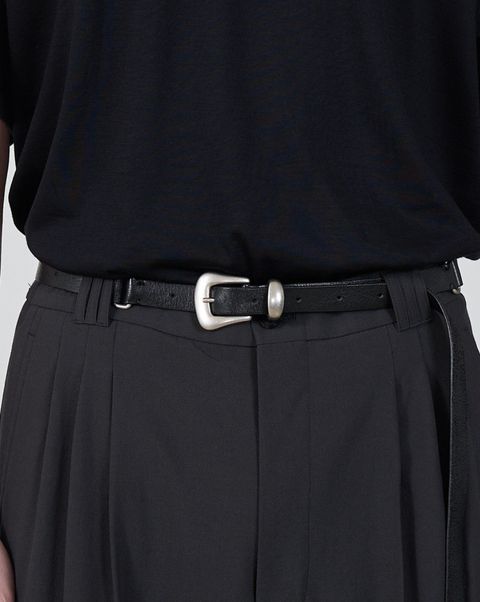 YOKE - ヨーク25SS W RING LEATHER BELT(YK25SS0984A)BROWN☆12