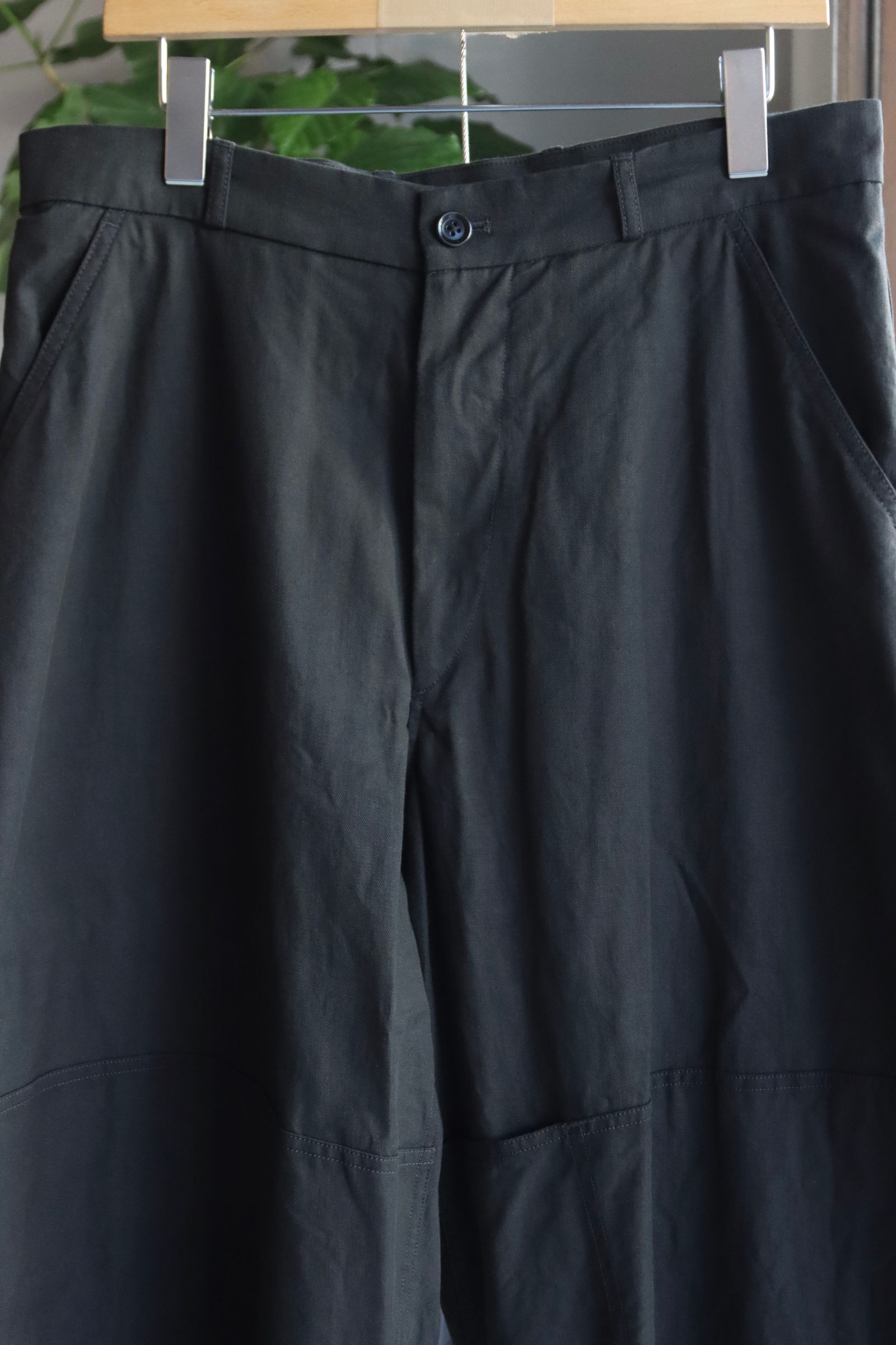 blurhms 25FW Cotton Serge Work Pants(BHS25F028)InkBlack