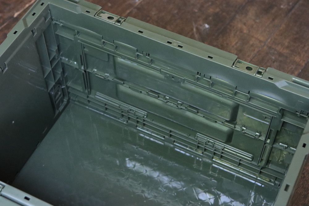 フレッシュサービス FOLDING CONTAINER w/2 DOORS "OLIVE"