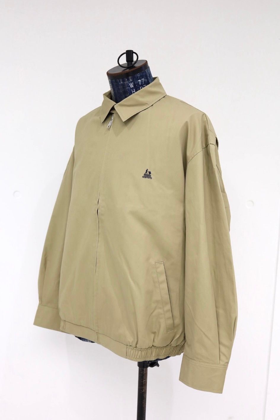 フレッシュサービス MADRAS LINED SWING TOP BLOUSON (FSC261-30294)BEIGE★2月14日(土)発売