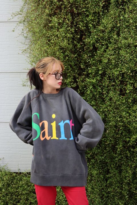 ©SAINT M×××××× 22AW COLOFUL SAINT CRW SWT style 2022.9.1