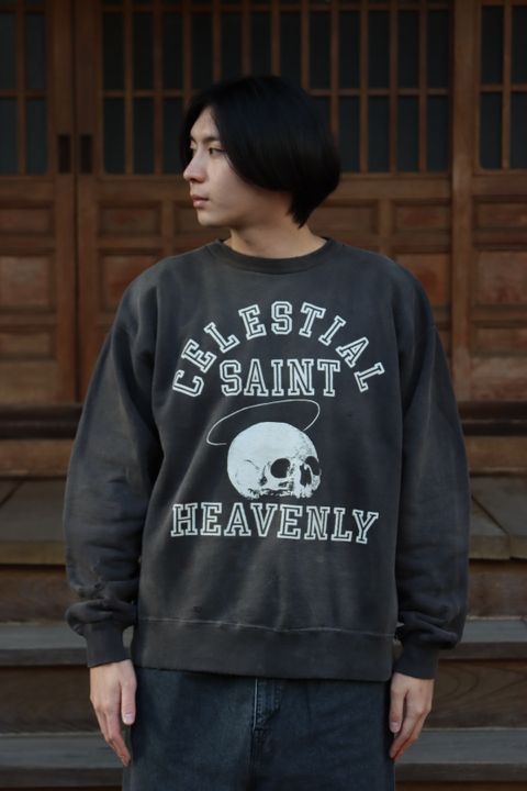©SAINT M×××××× スカルスウェット"BLACK"style