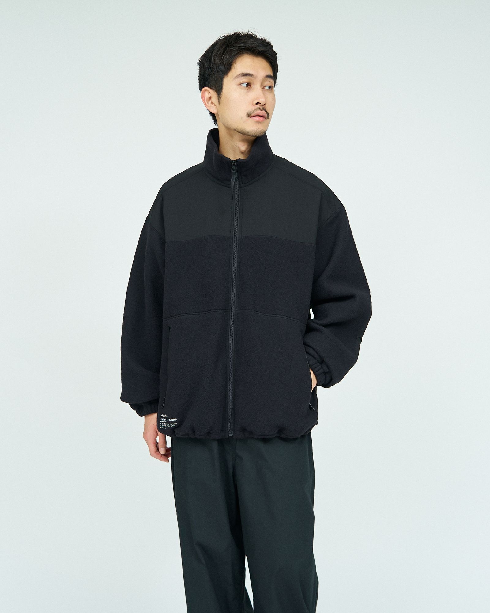 フレッシュサービス SYNTHETIC FLEECE BLOUSON(FSC243-30092)BLACK