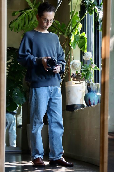 A.PRESSE Vintage Sweatshirtスタイル.2023.5.25.