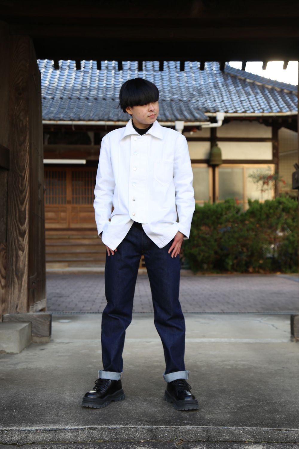 CIOTA 本藍スビンコットン13.5ozストレートデニム"NAVY" style 2020.12.25.