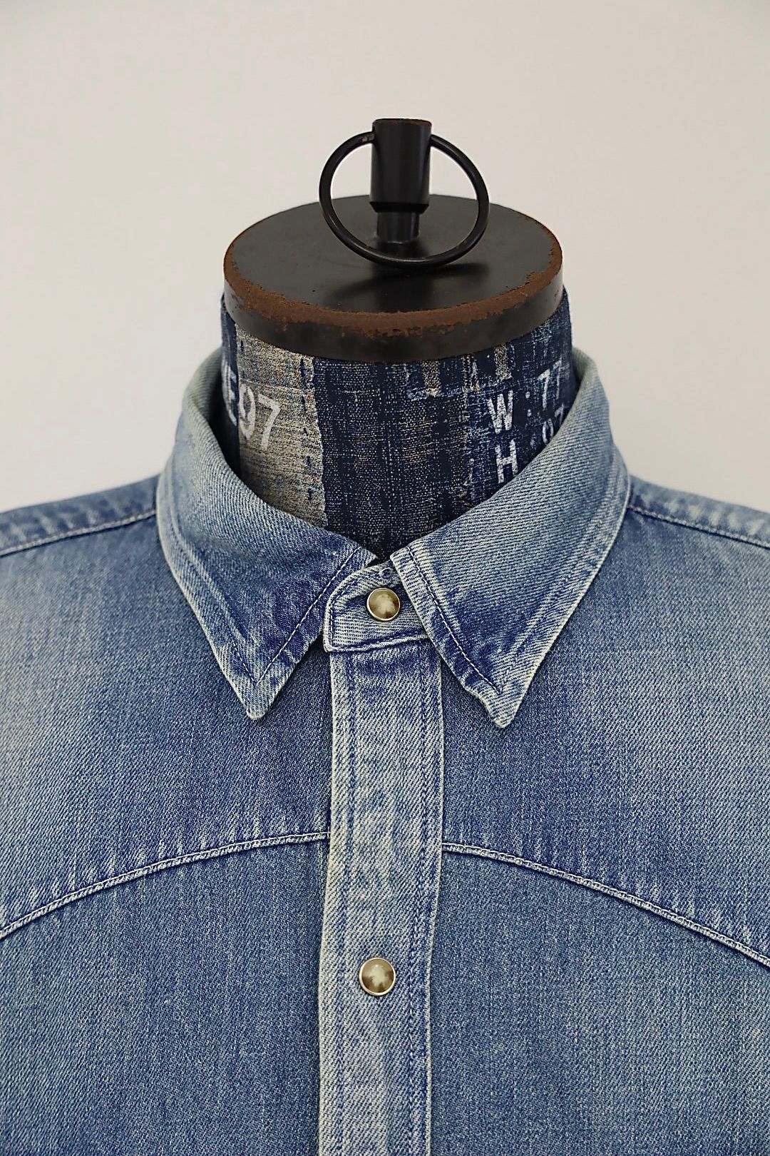 A.PRESSE - アプレッセ 2026 STYLE2 Vintage Western Denim Shirts