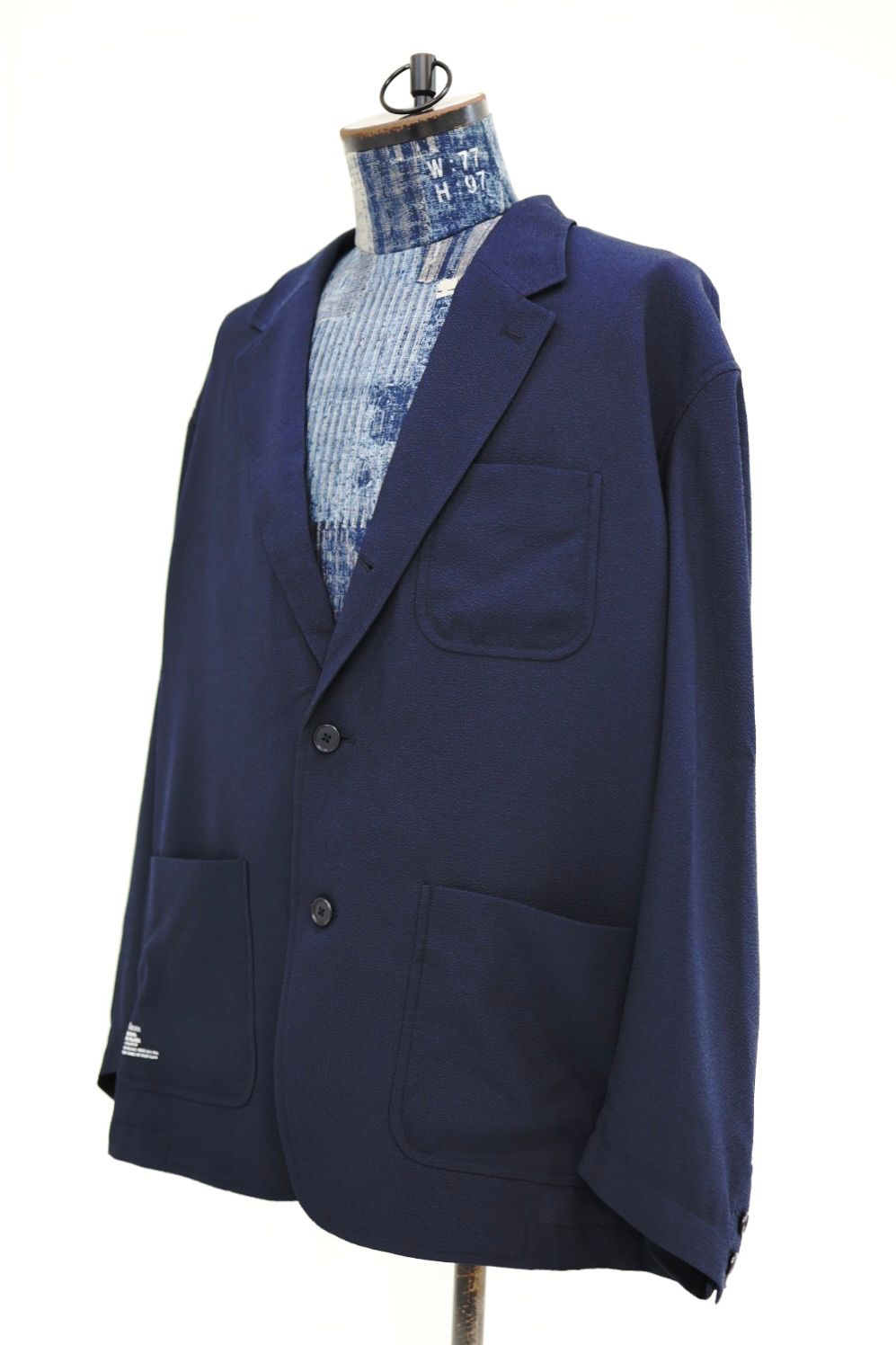 フレッシュサービス 26SS SEERSUCKER STRIPE BLAZER(FSC262-20112)NAVY☆6月13日発売！