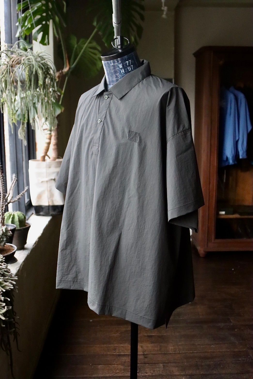 S.F.C 24SS エスエフシー BIG NYLON POLO (SFCSS24S03) Khaki☆3月30日(土)発売！