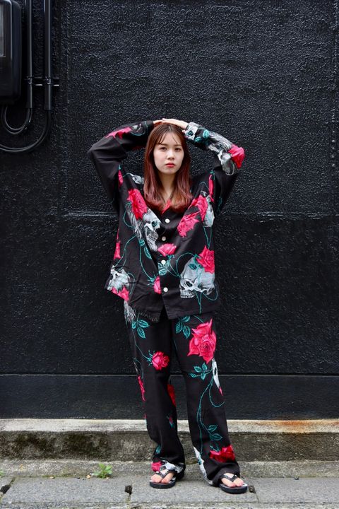 ©SAINT M×××××× セントマイケル×WILDSIDE YOHJI YAMAMOTO PAJAMAスタイル