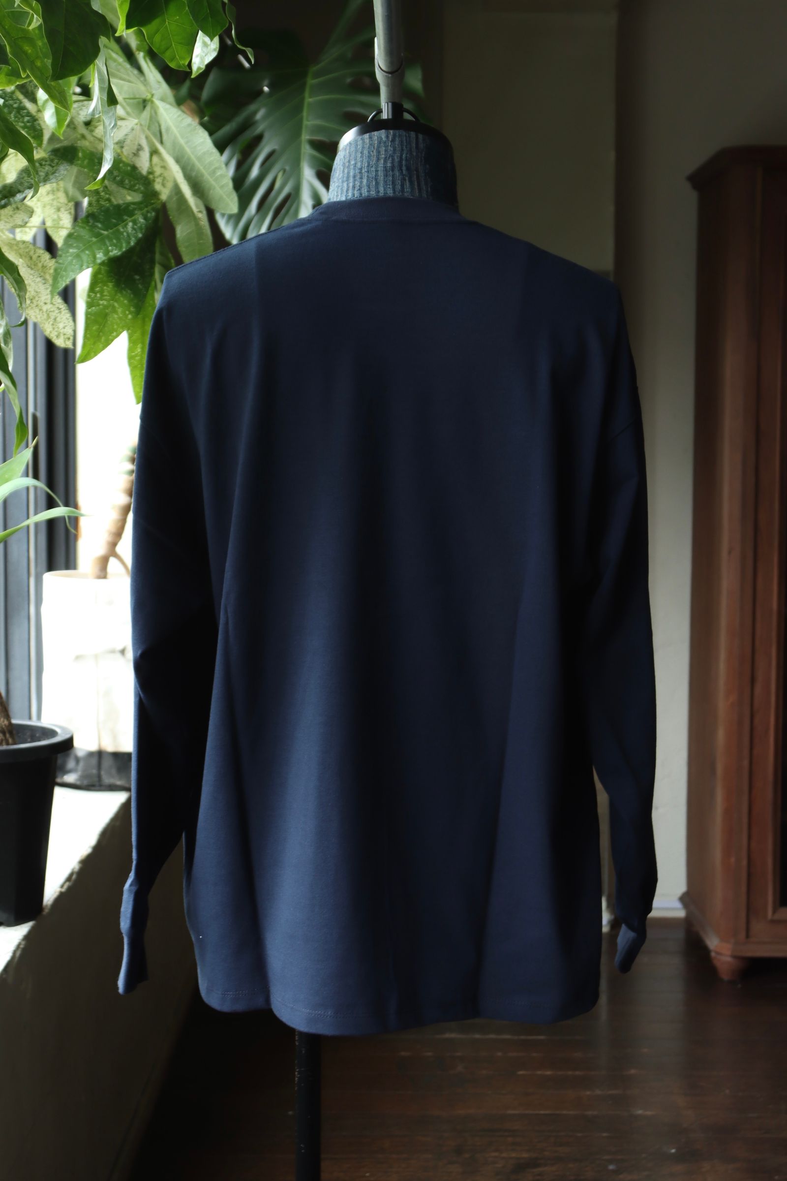 フレッシュサービス VIBTEX for FreshService L/S CREW NECK TEE (NAVY)
