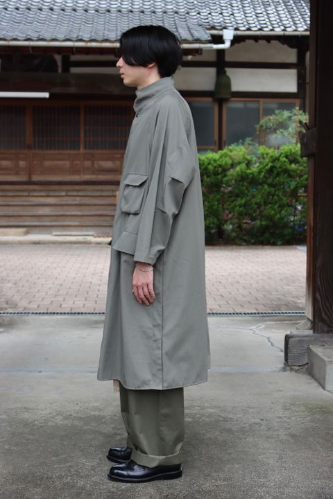 YOKE DESERT STORM OVERCOAT(YK21AW0239C) style.2021.9.13.