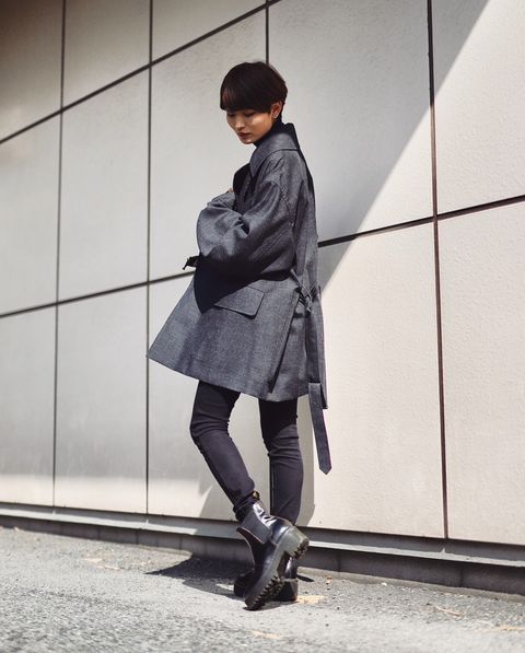 blurhms 新作Wool Ramie Motorcycle Jacket style.2023.10.20