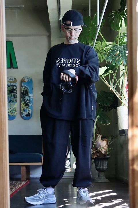S.F.C 23FW TAILORED SHIRT JACKET"BLACK"スタイル