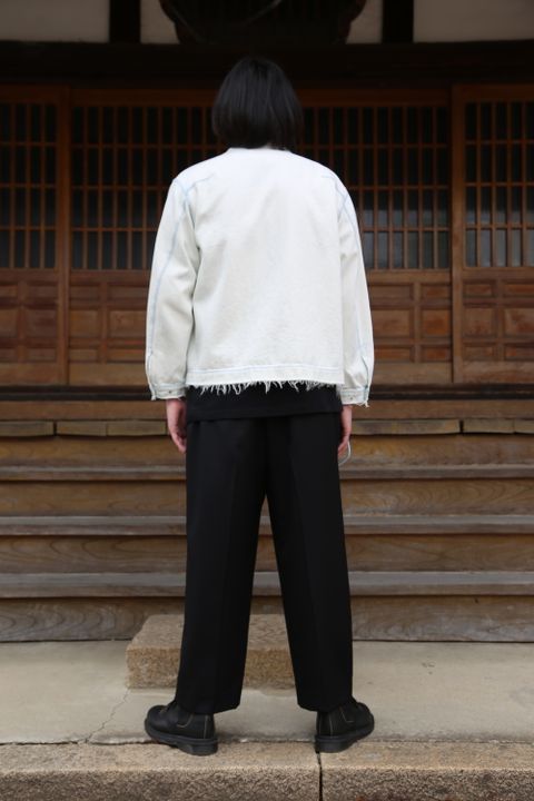 YOKE DETACHABLE POCKET DENIM JACKET style.2021.4.18.