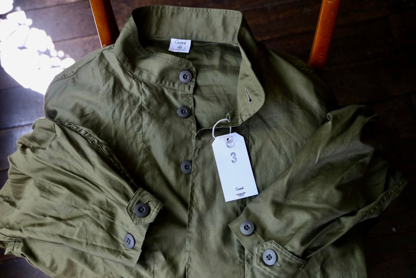 Gurank 25FW グランク ファティーグジャケットLM fatigue jk (2557)KHAKI