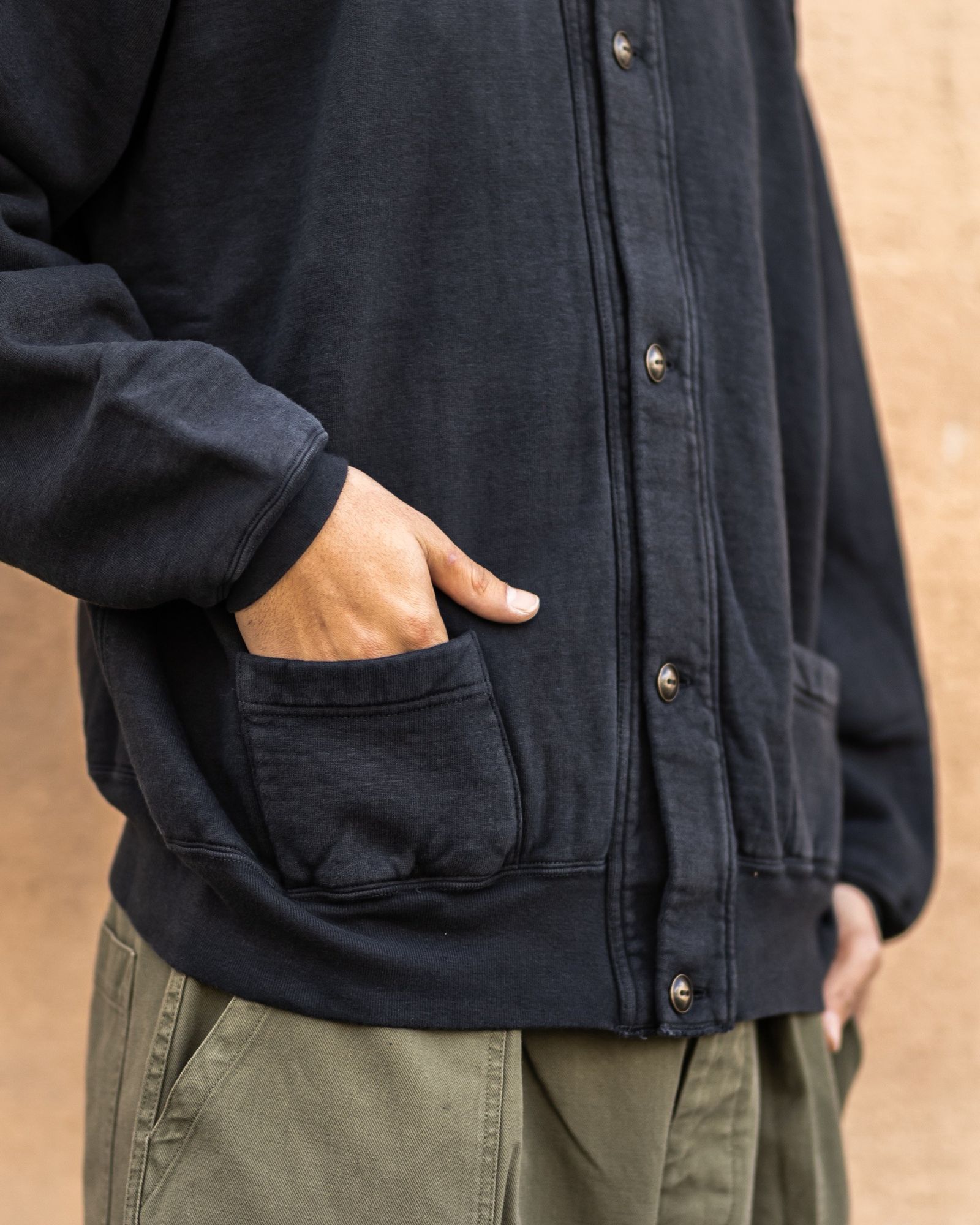 アプレッセ 2026 STYLE1 Vintage Sweat Cardigan(26SAP-05-14)BLACK☆12月13日(土)発売！